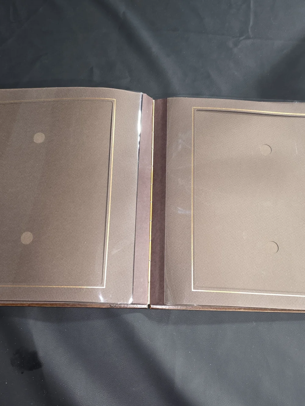 Gold Ornate Oval Vintage Photo Album